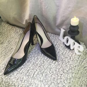 Enzo Angiolini Black Patent Leather Pointed Toe